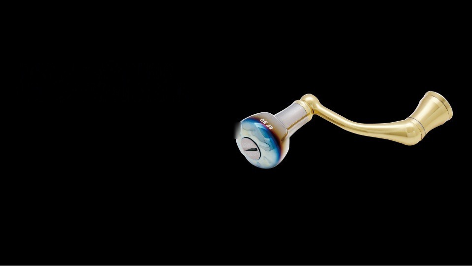 LIVRE EF30 titanium handle knob: customize your genuine shimano or daiwa knob