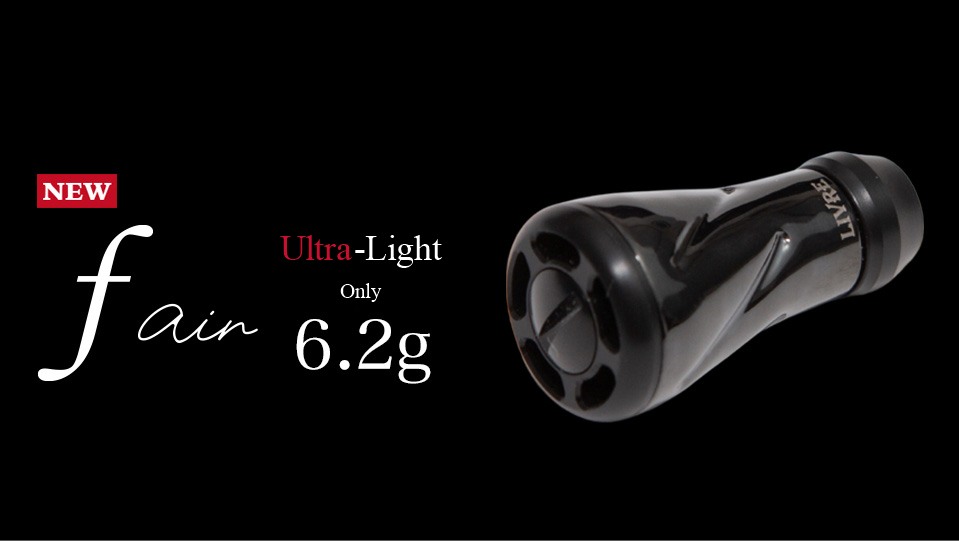 LIVRE f air ALL BLACK titanium handle knob