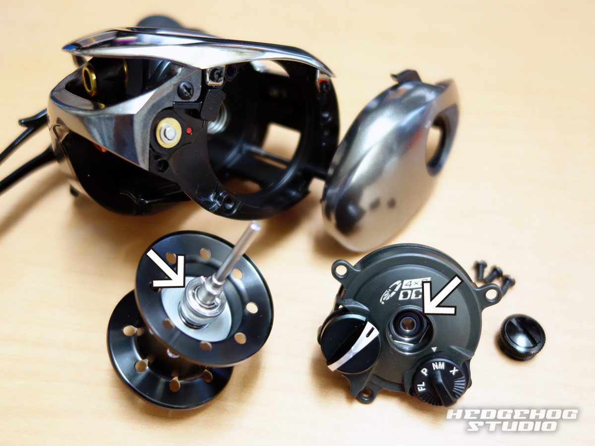 How to replace the bearing of SHIMANO 16 ANTARES DC - HEDGEHOG STUDIO