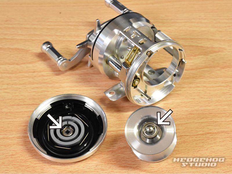 How to Replace Bearings in a standard SHIMANO Baitcasting Reel - HEDGEHOG  STUDIO