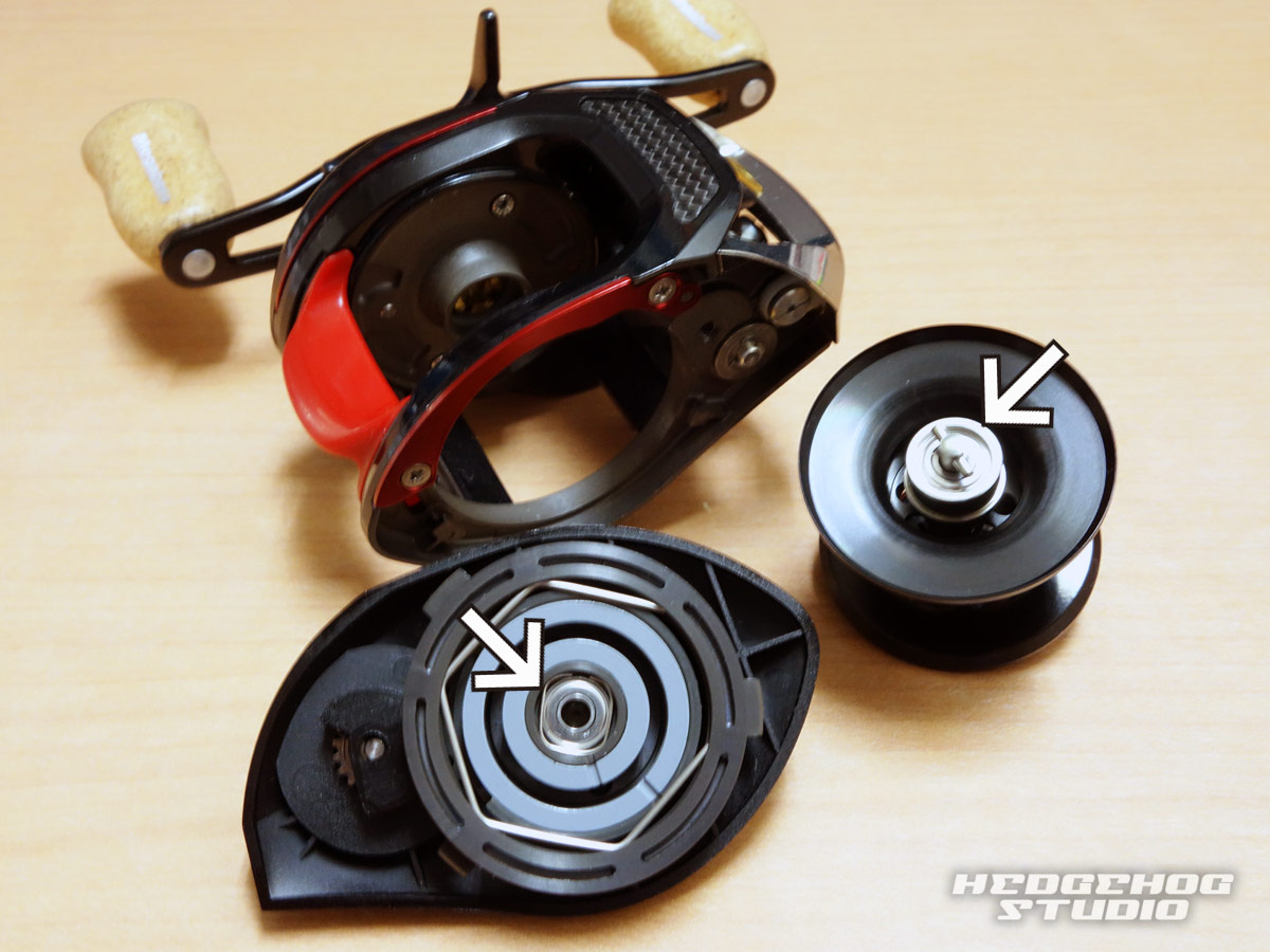 How to Replace Bearings in a standard SHIMANO Baitcasting Reel - HEDGEHOG  STUDIO