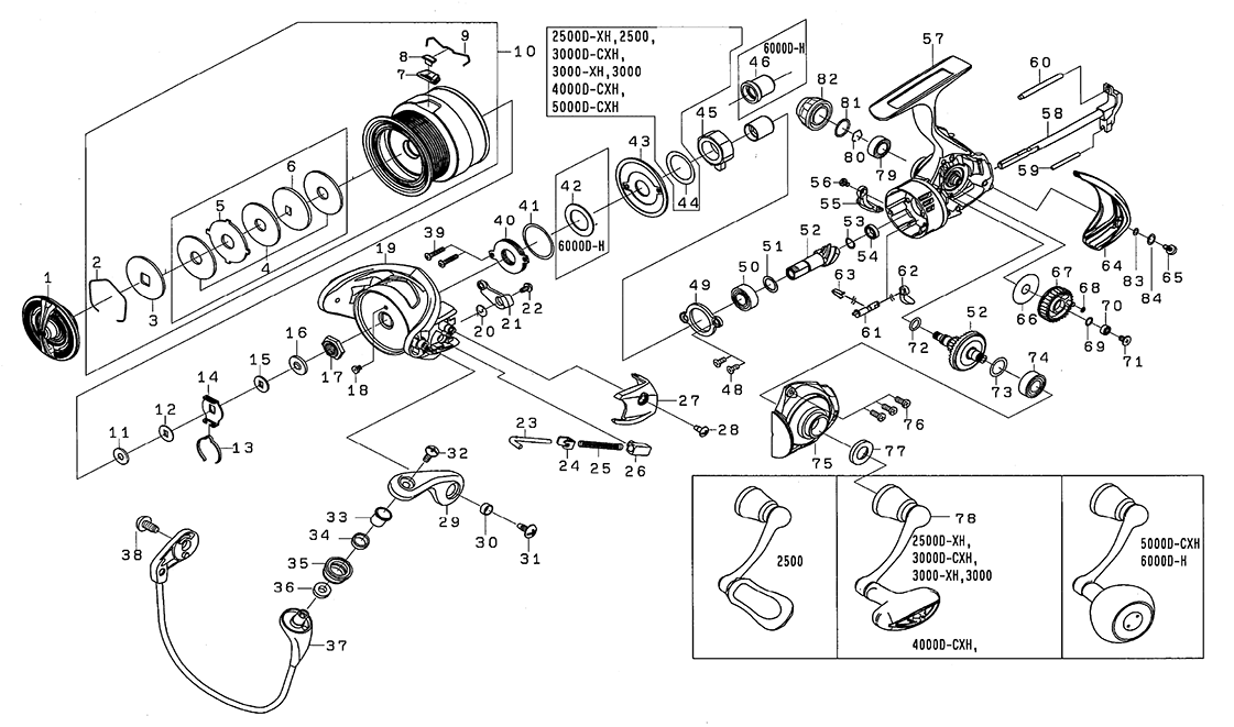 ダイワ純正お取り寄せパーツ：納期1ヶ月】19レグザ LT4000D-CXH 製品