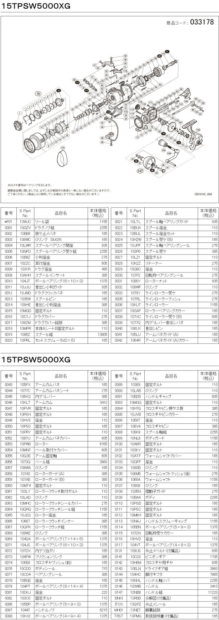 15ツインパワーsw5000xg　即決のみプラグいくつかおまけします