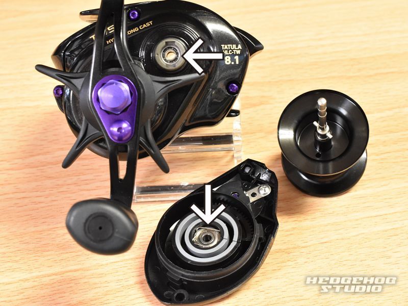 How to replace the bearing of DAIWA TATULA - HEDGEHOG STUDIO