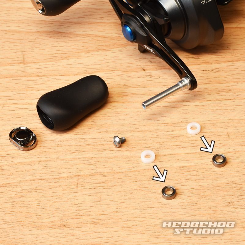 How to Replace Bearings in a standard SHIMANO Baitcasting Reel - HEDGEHOG  STUDIO