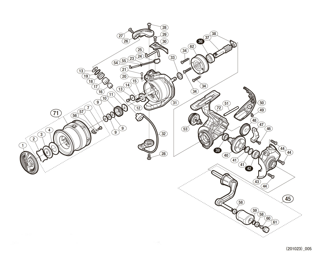 2023 New SHIMANO SEDONA 500 1000 C2000S 2500 2500HG 2500S C3000HG