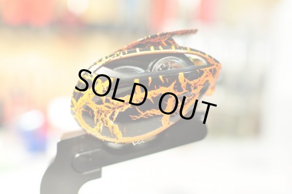 画像4: 【DECADEWORKS/ディケイドワークス】 T3 1016HL カスタムペイントリール (蛍光オレンジ×クラックブラック) (4)