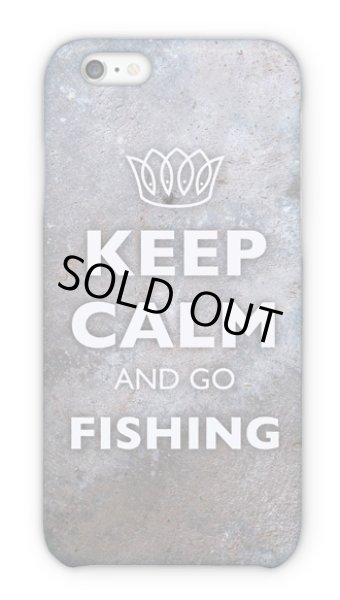 画像1: [アングラーズケース] KEEP CALM AND GO FISHING　錆鉄 (商品コード：2015051803) (1)