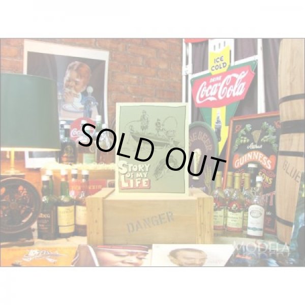 画像2: 釣りグッズ・インテリア【アメリカンブリキ看板】ある身の上話 バス釣り 品番:BS012 (2)