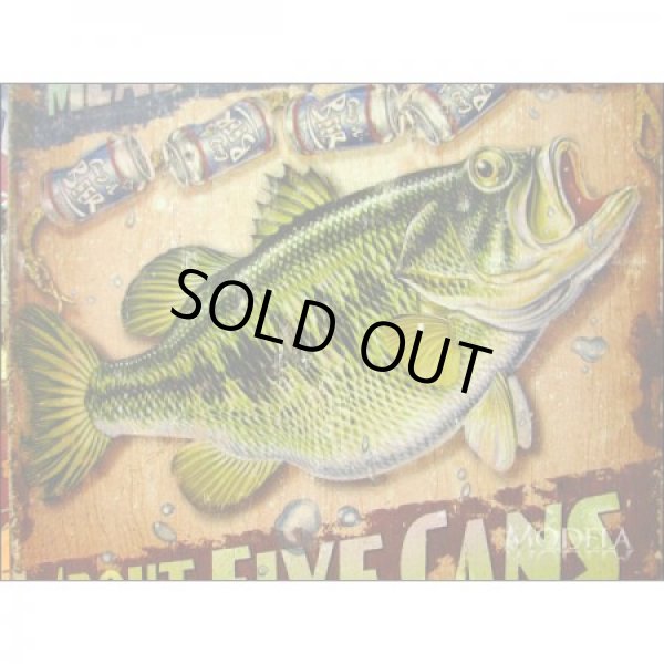 画像3: 釣りグッズ・インテリア【アメリカンブリキ看板】5缶の大きさ 品番:BS021 (3)