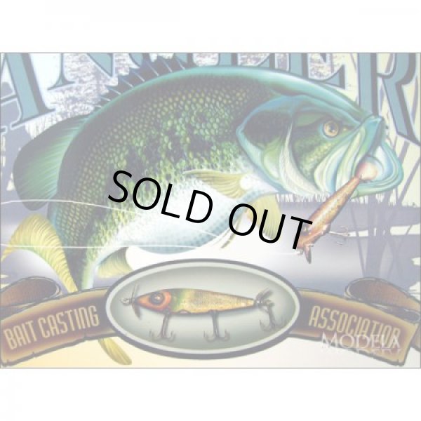 画像3: 釣りグッズ・インテリア【アメリカンブリキ看板】アメリカンナチュラルアングラー　品番：BS002 (3)