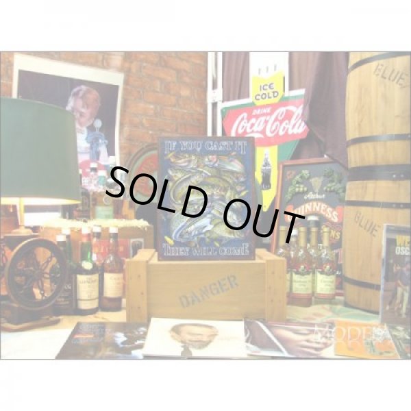 画像2: 釣りグッズ・インテリア【アメリカンブリキ看板】入れ食い 品番:BS018 (2)