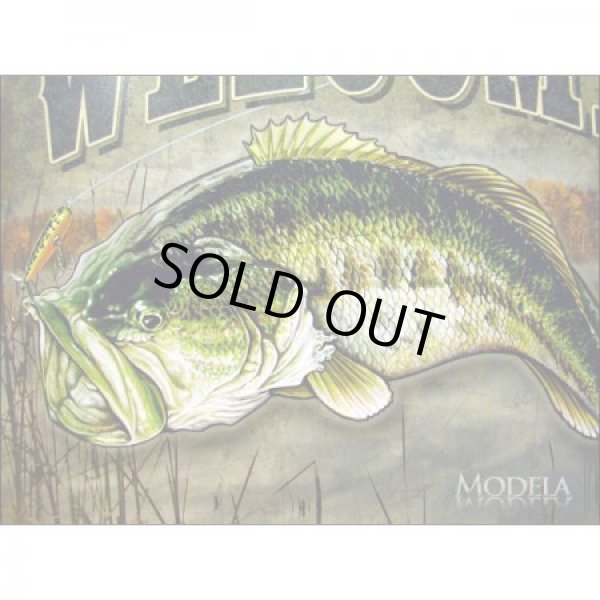 画像3: 釣りグッズ・インテリア【アメリカンブリキ看板】竿を振ってしばらく待つだけ 品番:BS023 (3)