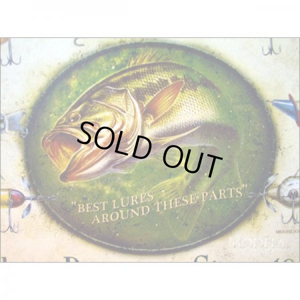 画像3: 釣りグッズ・インテリア【アメリカンブリキ看板】ランカー達のルアー 品番:BS026 (3)