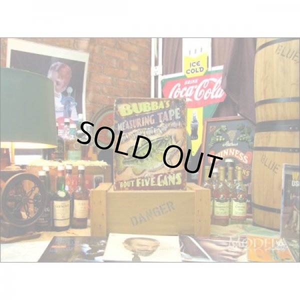 画像2: 釣りグッズ・インテリア【アメリカンブリキ看板】5缶の大きさ 品番:BS021 (2)