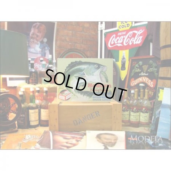 画像2: 釣りグッズ・インテリア【アメリカンブリキ看板】ヘドン -フロッグ- 品番:BS007 (2)