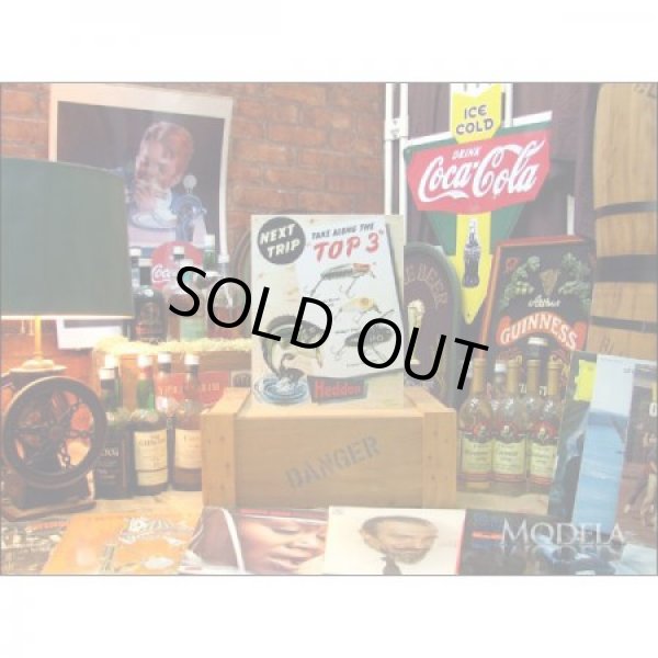 画像2: 釣りグッズ・インテリア【アメリカンブリキ看板】Heddon ブラックバス&ルアー 品番:BS024 (2)