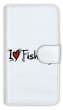 画像1: [アングラーズケース]【手帳型】I LOVE FISHING (商品コード： diary2015103108) (1)