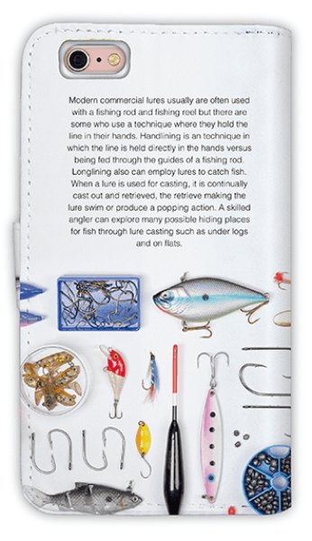 画像2: [アングラーズケース]【手帳型】Fishing Lure (商品コード：  diary2015110701) (2)