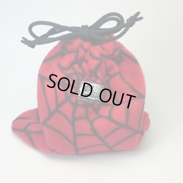 画像4: 【Couscous/クスクス】 ハンドメイドリールポーチ レッドスパイダー (型番:rp1-sp-re)※販売終了 (4)