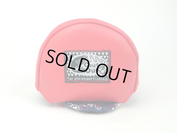 画像2: 【Couscous/クスクス】 ハンドメイドリールカバー 赤×青ペイズリー (型番:re-B_blu) (2)