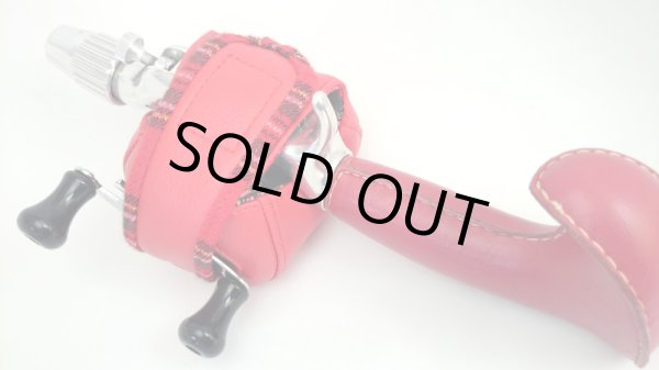 画像4: 【Couscous/クスクス】 ハンドメイドリールカバー 赤×赤タータン (型番:re-tc_re)※在庫限りの特価 (4)