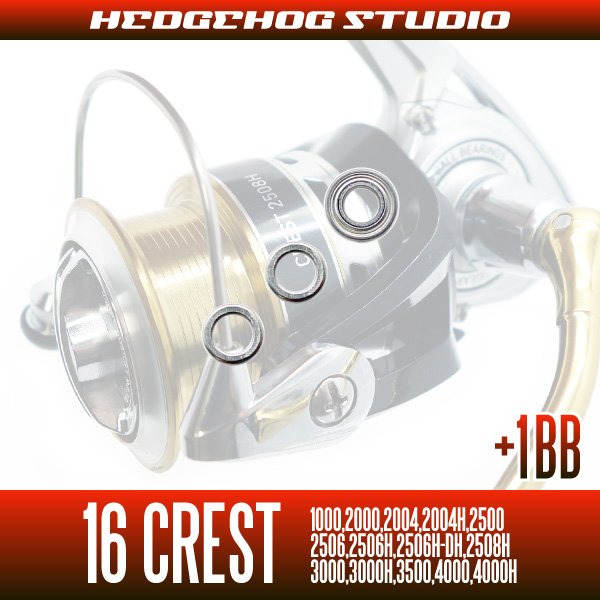 画像2: 16クレスト  1000,2000,2004,2004H,2500,2506,2506H,2506H-DH,2508H,3000,3000H,3500,4000,4000H用 MAX5BB フルベアリングチューニングキット (2)