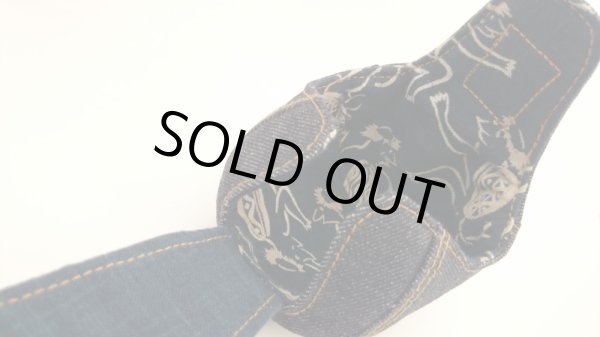 画像2: 【Couscous/クスクス】 ハンドメイドリールカバー デニム×河童　(型番：de-j_kappa) (2)