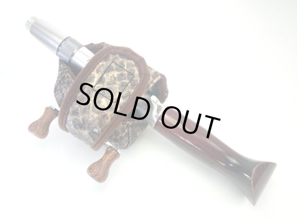 画像4: 【Couscous/クスクス】 ハンドメイドリールカバー パイソンブラウン (型番:P_br) (4)