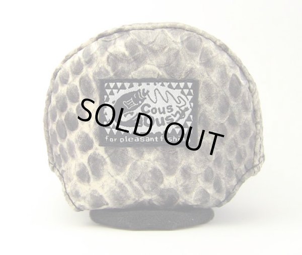 画像3: 【Couscous/クスクス】 ハンドメイドリールカバー パイソンブラック (型番:P_bla-bla) (3)