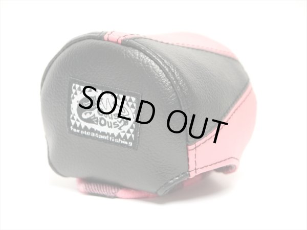 画像3: 【Couscous/クスクス】 ハンドメイドリールカバー ピンクデビル (型番:saw_bla_pi-c_bla_pi) (3)