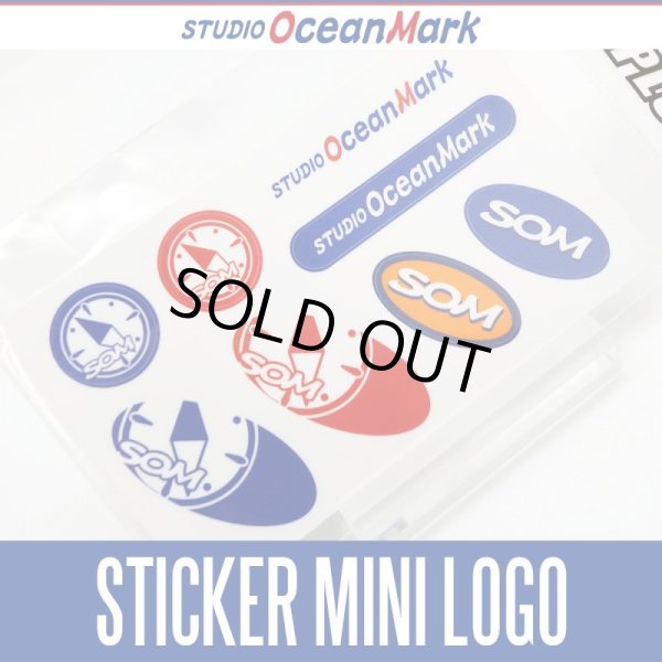 画像1: 【スタジオオーシャンマーク】 SOM ロゴ ステッカー STICKER MINI LOGO (1)