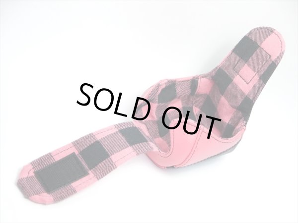 画像2: 【Couscous/クスクス】 ハンドメイドリールカバー ピンクデビル (型番:saw_bla_pi-c_bla_pi) (2)