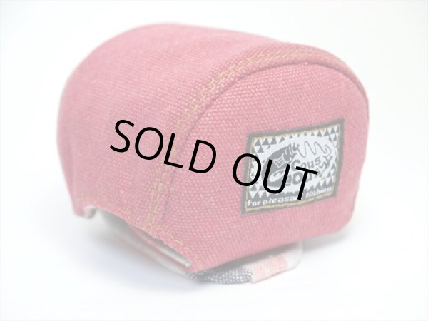 画像3: 【Couscous/クスクス】 ハンドメイドリールカバー ヴィンテージ帆布・レッド (型番:hanpu-red) (3)