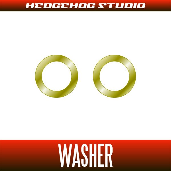 画像1: P-WA 内径8mm×外径12mm×厚み0.50mm 真鍮製 調整ワッシャー 2枚組　【ドラグ等】 (1)
