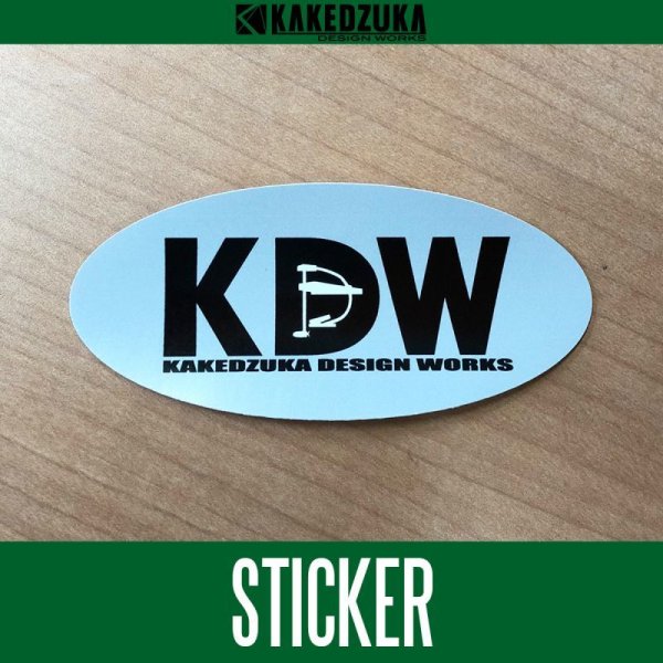 画像1: 【カケヅカデザインワークス】KDW ロゴステッカー KDW-001 (1)