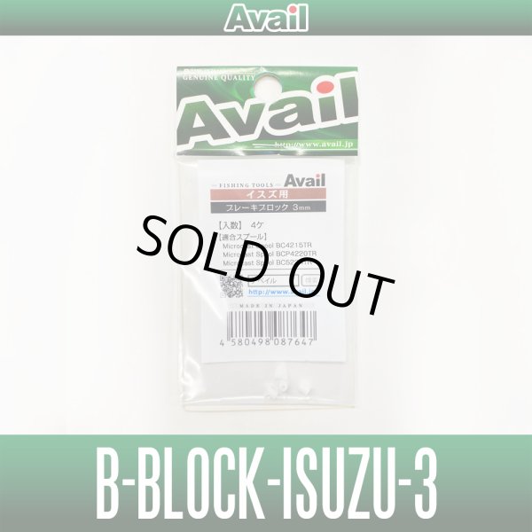 画像1: 【Avail/アベイル】ISUZU互換ブレーキブロック 3mm [B-BLOCK-ISUZU-3] 遠心ブレーキ CNQ50-38対応 [生産終了] (1)