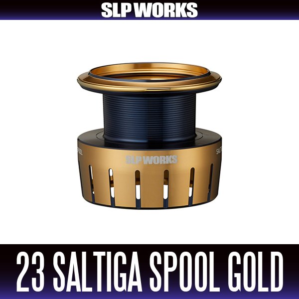 画像1: 【ダイワ・SLPワークス純正】23ソルティガ シャロースプール/ゴールド 各種サイズ（23SALTIGA） (1)