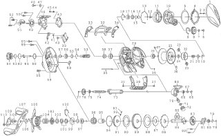 ダイワ】17スティーズ A TW［STEEZ］純正パーツリスト - リール