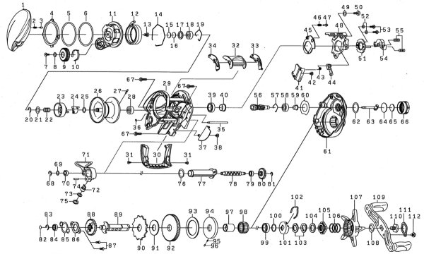 画像1: 【ダイワ純正お取り寄せパーツ：納期1ヶ月】スティーズ CT SV TW 700SH　製品コード：00613532 (1)