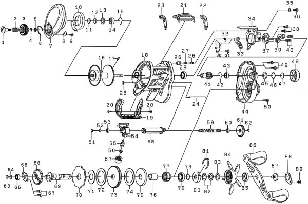 画像2: 【ダイワ純正お取り寄せパーツ:納期1ヶ月】タトゥーラ HD 150SH-TW 製品コード:00613492 (2)