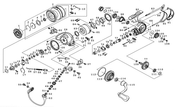 画像1: 【ダイワ純正お取り寄せパーツ：納期1ヶ月】21ルビアス エアリティ FC LT2500S-XH　製品コード：00060335 (1)