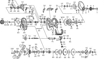 ダイワ】15ジリオン TW［ZILLION］純正パーツリスト - リール