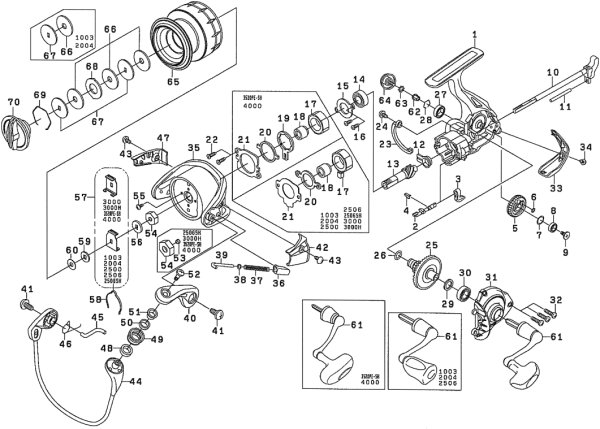 画像1: 【ダイワ純正お取り寄せパーツ:納期1ヶ月】12レガリス 2004 製品コード:00057012 (1)