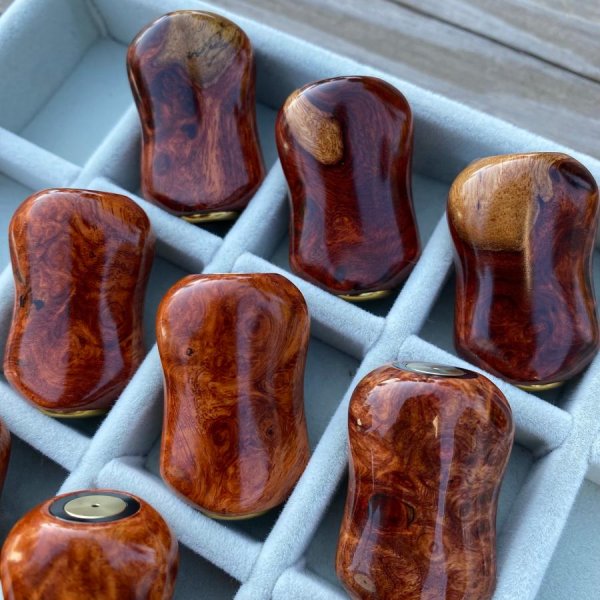 画像10: 【FHF】ウッド ハンドルノブ 楕円形 ナチュラル花梨 F-07 (10)