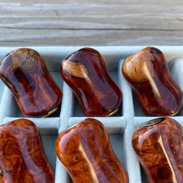 画像9: 【FHF】ウッド ハンドルノブ 楕円形 ナチュラル花梨 F-07 (9)