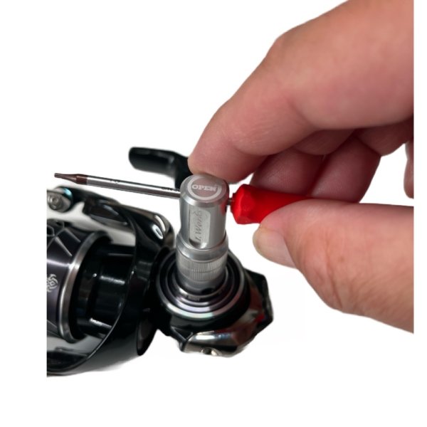 画像6: 【I.Works/アイワークス】プレートレンチ ver.2 ※ダイワリールの「エンジンプレート」脱着用専用工具 (6)