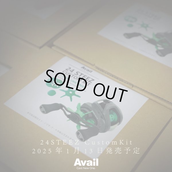 画像7: 【Avail/アベイル】24スティーズ SV TW100 カスタムキット（スプール, スタードラグ, オイルインジェクションキャップ3点セット）【24STZ24R, 24STZ39R】 (7)