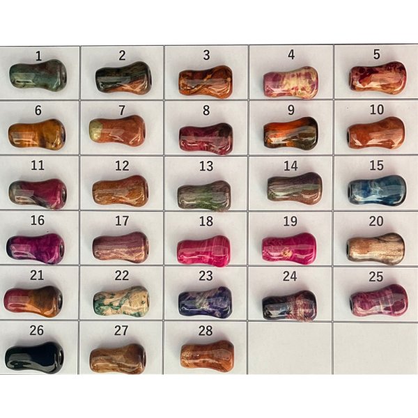 画像2: 【Pletry/プレトリー】★イベント限定色！各ノブ1個のみ★ スタビライズドウッド スモールゴォドノブ (2)