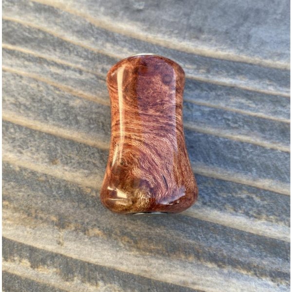 画像8: 【FHF】ウッド ハンドルノブ パドル形2 花梨杢 F-22 (8)